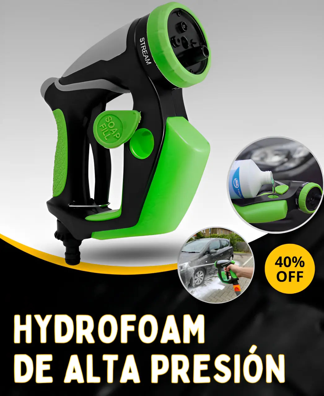 HIDROFOAM: EXCELENCIA EN LAVADO AUTOMOTRIZ